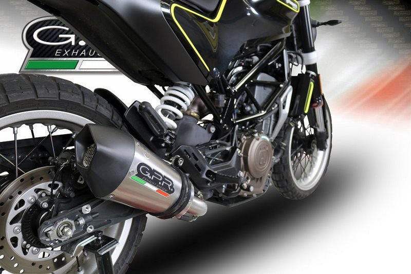 GPR Original For Husqvarna Svartpilen 401 2018/19 E4 Homologated Slip-On Exhaust Gp Evo4 Titanium | E4.HU.39.GPAN.TO