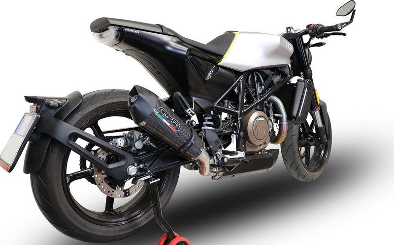 GPR Original For Husqvarna Svartpilen 701 2018/20 E4 Homologated Slip-On Exhaust Gp Evo4 Poppy | E4.HU.43.GPAN.PO