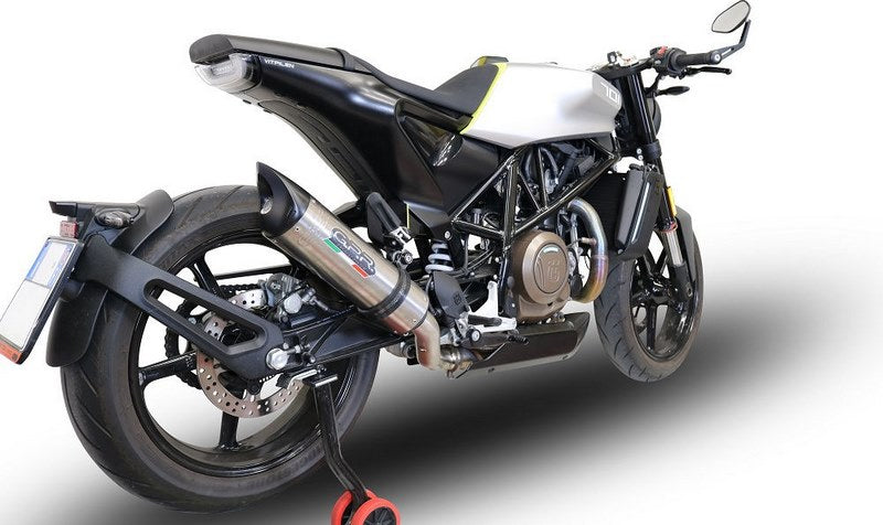 GPR Original For Husqvarna Svartpilen 701 2018/20 E4 Homologated Slip-On Exhaust Tiburon Titanium Evo4 | E4.HU.43.TIBTO