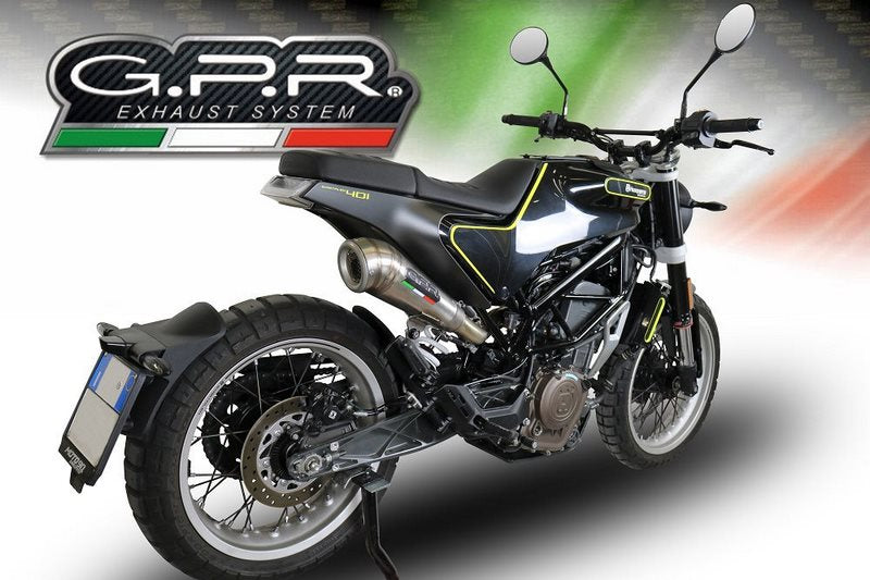 GPR Original For Husqvarna Vitpilen 401 2018/19 E4 Homologated Slip-On Catalized Powercone Evo | E4.HU.47.CAT.PCEV