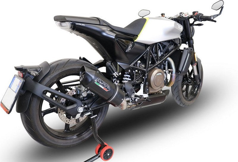 GPR Original For Husqvarna Vitpilen 701 2018/20 E4 Homologated Slip-On Exhaust Furore Evo4 Nero | E4.HU.51.FNE4