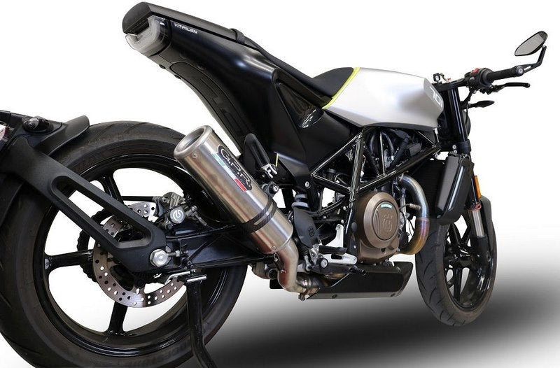 GPR Original For Husqvarna Vitpilen 701 2018/20 E4 Homologated Slip-On Exhaust M3 Inox  | E4.HU.51.M3.INOX