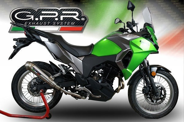 GPR Original For Kawasaki Versys-X 300 2017/20 E4 Homologated Slip-On Catalized Powercone Evo | E4.K.165.CAT.PCEV