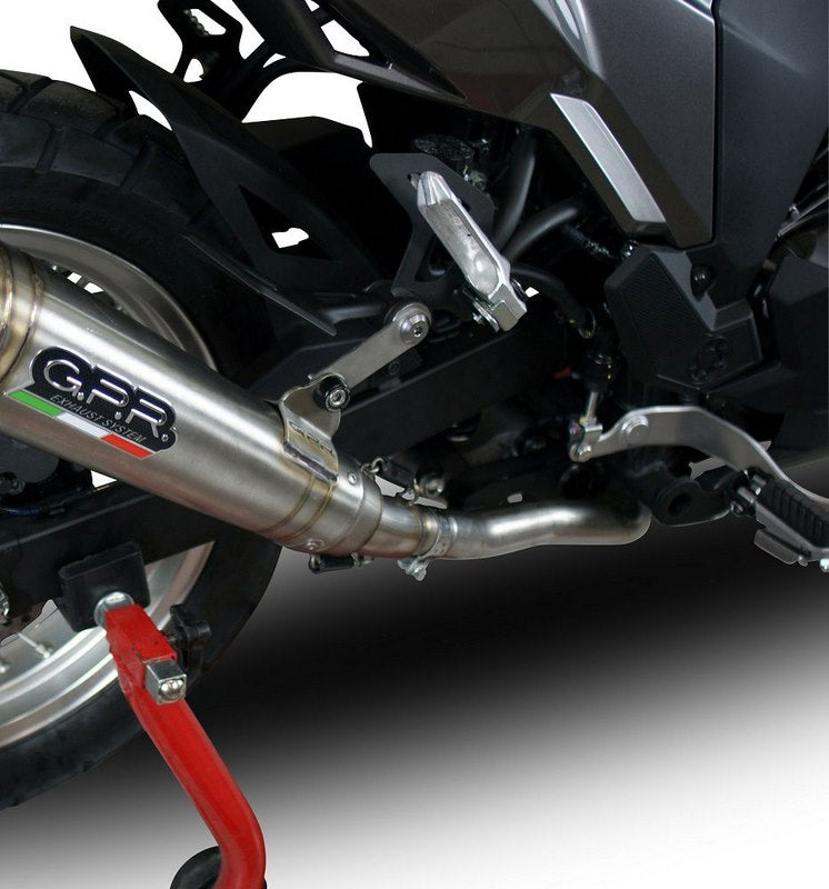 GPR Original For Kawasaki Versys-X 300 2017/20 E4 Homologated Slip-On Catalized Powercone Evo | E4.K.165.CAT.PCEV