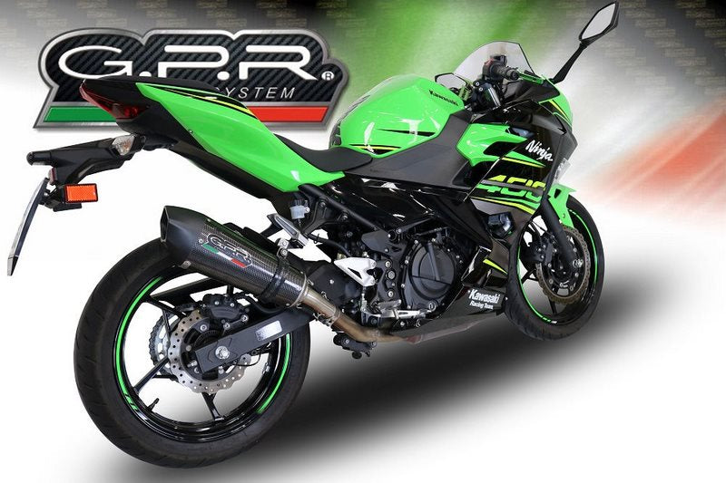 GPR Original For Kawasaki Z 400 2018/20 E4 Homol.Slip-On Exhaust Gp Evo4 Poppy | E4.K.173.GPAN.PO