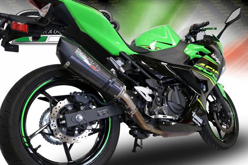 GPR Original For Kawasaki Z 400 2018/20 E4 Homol.Slip-On Exhaust Gp Evo4 Poppy | E4.K.173.GPAN.PO