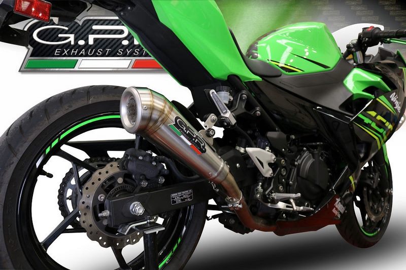 GPR Original For Kawasaki Z 400 2018/20 E4 Homol.Slip-On Exhaust Powercone Evo | E4.K.173.PCEV
