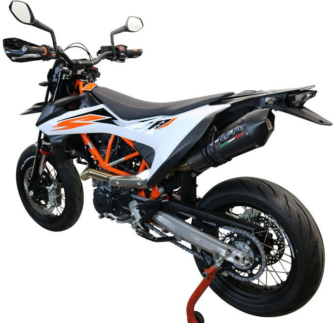 GPR Original For Ktm Smc 690 R 2019/20 E4 Homologated Slip-On Exhaust Catalized Gp Evo4 Poppy | E4.KT.202.GPAN.PO