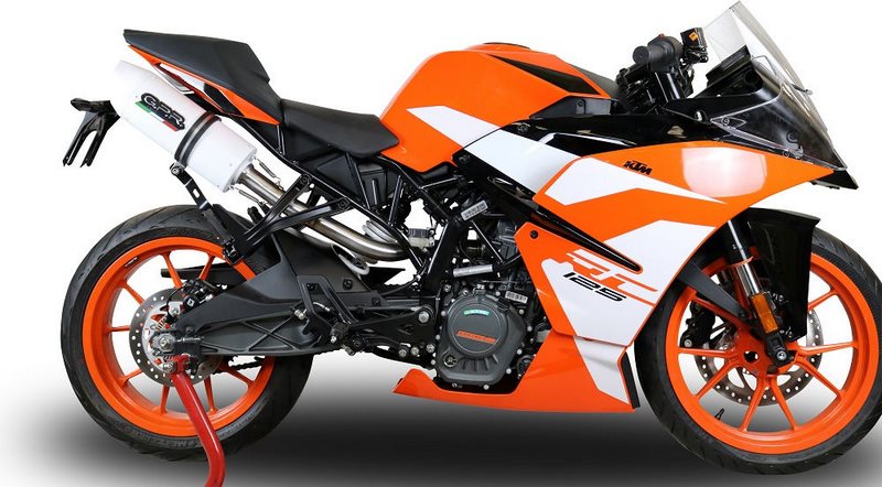 GPR Original For Ktm Rc 125 2017/20 E4 Homologated Slip-On Exhaust Catalized Albus Evo4 | E4.KT.80.CAT.ALBE4