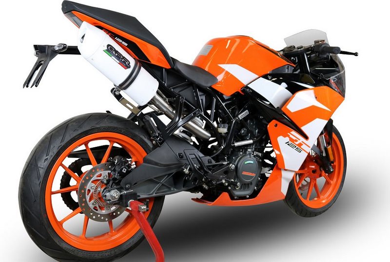 GPR Original For Ktm Rc 125 2017/20 E4 Homologated Slip-On Exhaust Catalized Albus Evo4 | E4.KT.80.CAT.ALBE4