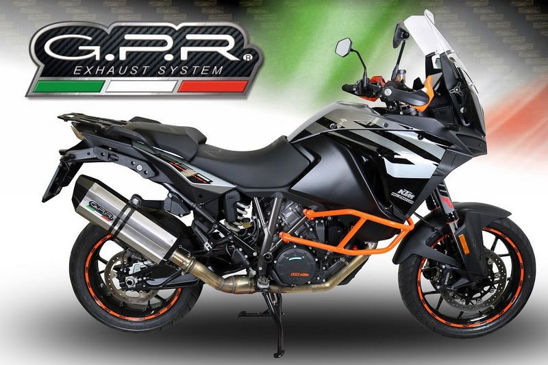 GPR Original For Ktm Lc 8 Adventure 1090 2017/20 E4 Homologated Slip-On Exhaust Sonic Titanium | E4.KTM.76.1.SOTIT