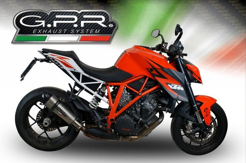 GPR Original For Ktm Superduke 1290 R 2017/19 E4 Homologated Slip-On Exhaust Gp Evo4 Titanium | E4.KTM.96.GPAN.TO