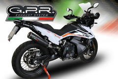 GPR Original For Ktm Adventure 790 2018/20 E4 Homologated Slip-On Exhaust M3 Black Titanium  | E4.KTM.97.M3.BT