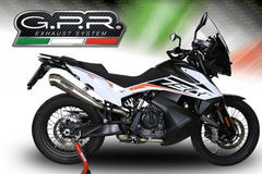 GPR Original For Ktm Adventure 790 2018/20 E4 Homologated Slip-On Exhaust Powercone Evo | E4.KTM.97.PCEV