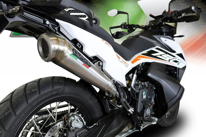 GPR Original For Ktm Adventure 790 2018/20 E4 Homologated Slip-On Exhaust Powercone Evo | E4.KTM.97.PCEV