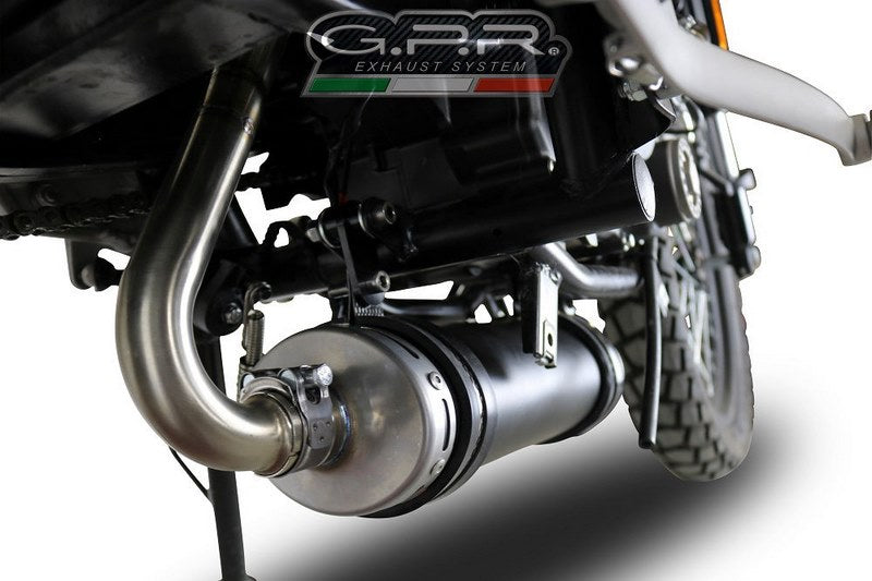 GPR Original For F.B. Mondial Sport Classic 125 - Pagani 1948 2019/20 E4 Homologated Full Exhaust Catalized Deeptone Inox | E4.MD.7.CAT.DE