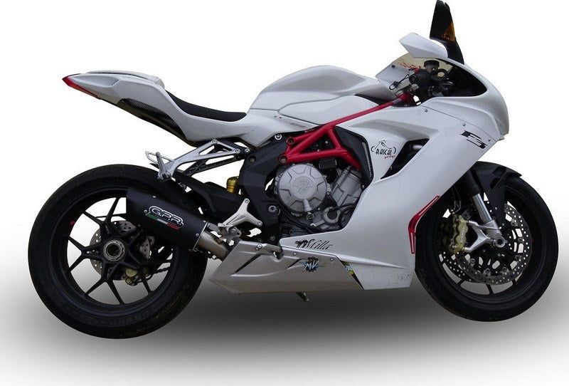 GPR Original For Mv Agusta F3 675 2017/20 E4 Homologated Slip-On Catalized Furore Evo4 Nero | E4.MV.13.CAT.FNE4