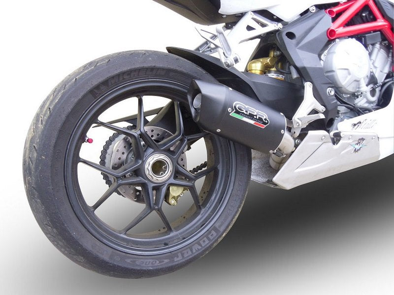 GPR Original For Mv Agusta F3 675 2017/20 E4 Homologated Slip-On Catalized Furore Evo4 Nero | E4.MV.13.CAT.FNE4