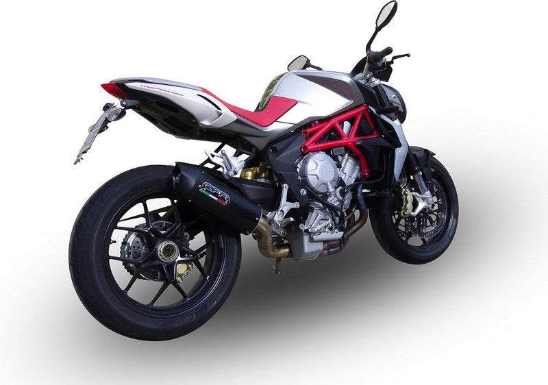 GPR Original For Mv Agusta F3 800 2017/20 E4 Homologated Slip-On Catalized Furore Evo4 Nero | E4.MV.14.CAT.FNE4