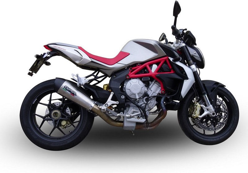 GPR Original For Mv Agusta Brutale 800 Drag 2017/20 -Rr E4 Homologated Slip-On Catalized Gp Evo4 Titanium | E4.MV.15.CAT.GPAN.TO
