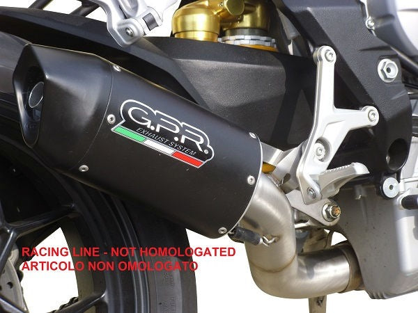 GPR Original For Mv Agusta Brutale 800 2017/20 Rr E4 Homologated Slip-On Catalized Furore Evo4 Nero | E4.MV.6.CAT.FNE4