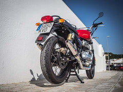 GPR Original For Royal E. Interceptor 650 2019/20 E4 Homologated Slip-On Exhaust Catalized Deeptone Inox | E4.ROY.6.CAT.DE