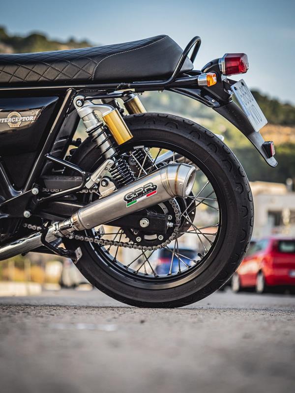 GPR Original For Royal E. Interceptor 650 2019/20 E4 Homologated Slip-On Catalized Powercone Evo | E4.ROY.6.CAT.PCEV