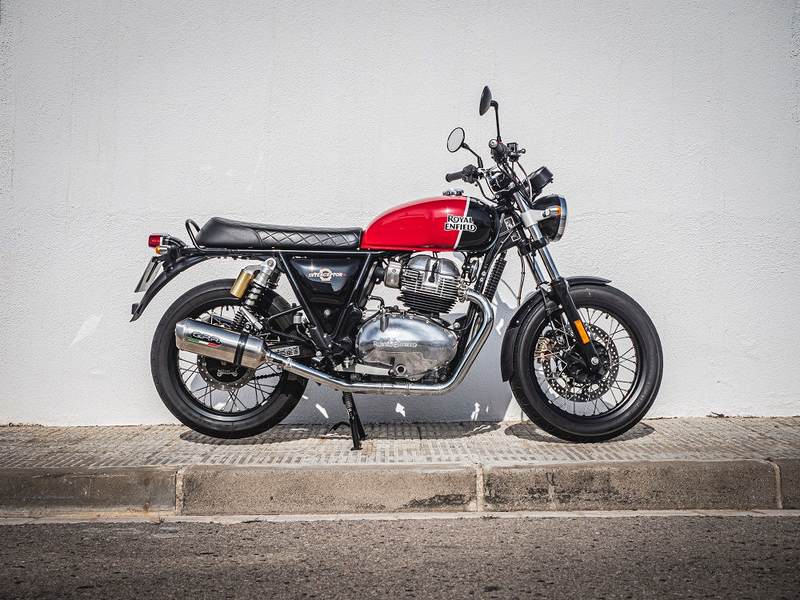 GPR Original For Royal E. Continental 650 2019/20 E4 Homologated Slip-On Exhaust Catalized Satinox | E4.ROY.7.CAT.SAT