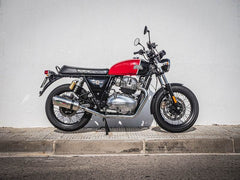 GPR Original For Royal E. Continental 650 2019/20 E4 Homologated Slip-On Exhaust Catalized Satinox | E4.ROY.7.CAT.SAT