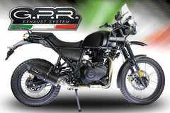 GPR Original For Royal E. Himalayan 410 2017/20 E4 D.36 Homologated Slip-On Catalized Furore Evo4 Nero | E4.ROY.CAT.FNE4