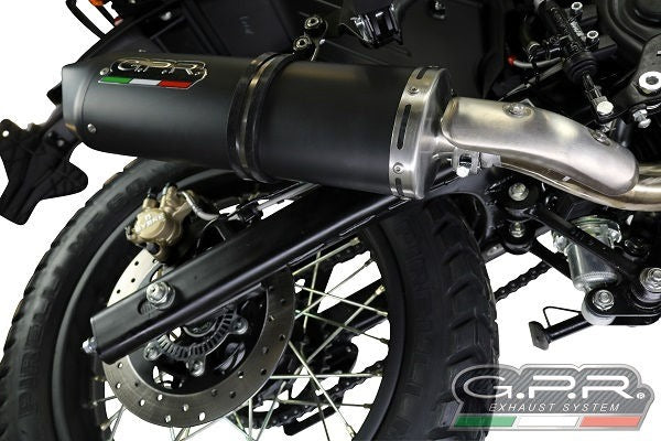 GPR Original For Royal E. Himalayan 410 2017/20 E4 D.36 Homologated Slip-On Catalized Furore Evo4 Nero | E4.ROY.CAT.FNE4