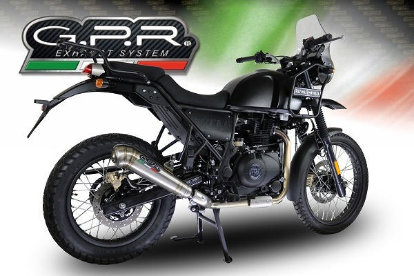 GPR Original For Royal E. Himalayan 410 2017/20 E4 D.36 Homologated Slip-On Catalized Powercone Evo | E4.ROY.CAT.PCEV
