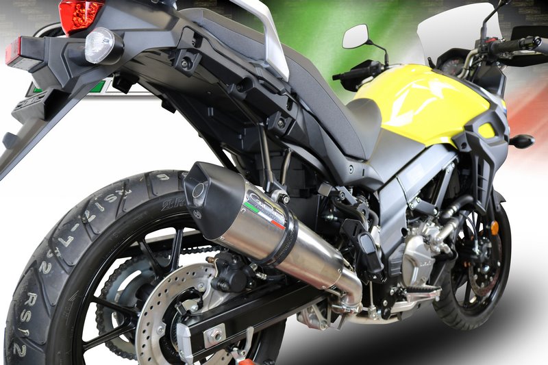 GPR Original For Suzuki V-Strom Dl 650 2017/20 E4 Homologated Full Exhaust Catalized Gp Evo4 Titanium | E4.S.200.CAT.GPAN.TO