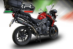 GPR Original For Triumph Tiger 1200 Explorer 2017/20 E4 Homologated Slip-On Exhaust Gp Evo4 Poppy | E4.T.92.GPAN.PO