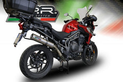 GPR Original For Triumph Tiger 1200 Explorer 2017/20 E4 Homologated Slip-On Exhaust M3 Titanium Natural  | E4.T.92.M3.TN