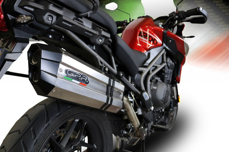 GPR Original For Triumph Tiger 1200 Explorer 2017/20 E4 Homologated Slip-On Exhaust Sonic Titanium | E4.T.92.SOTIT