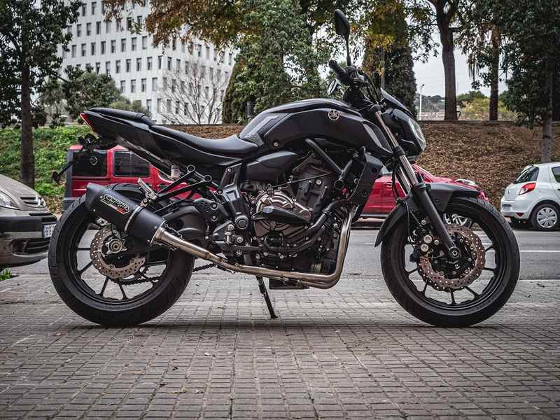 GPR Original For Yamaha Mt-07 2017/20 E4 Homologated Full Exhaust Catalized Furore Evo4 Nero | E4.Y.190.CAT.FNE4