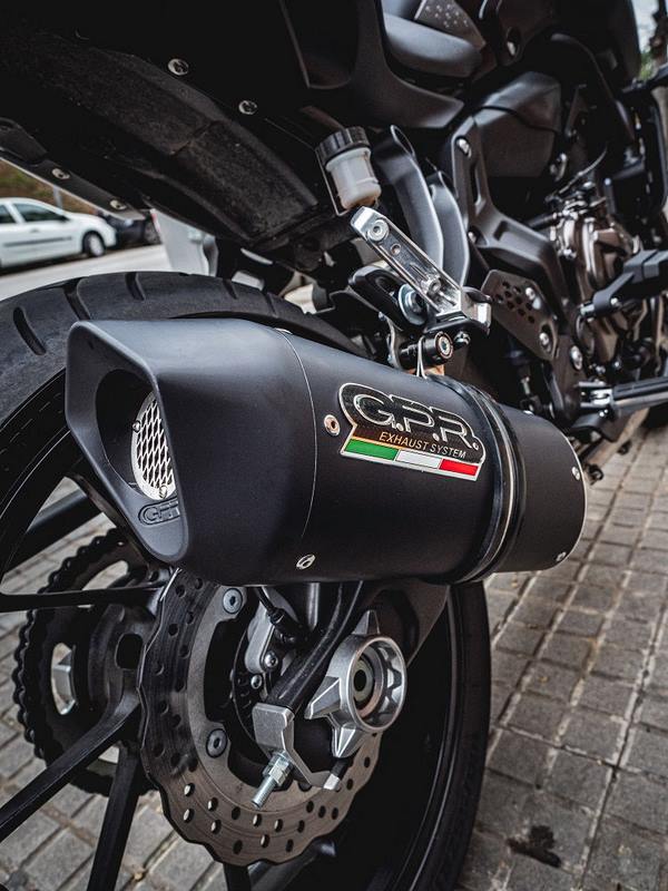 GPR Original For Yamaha Xsr 700 2016/20 E4 Homologated Full Exhaust Catalized Furore Evo4 Nero | E4.Y.191.CAT.FNE4