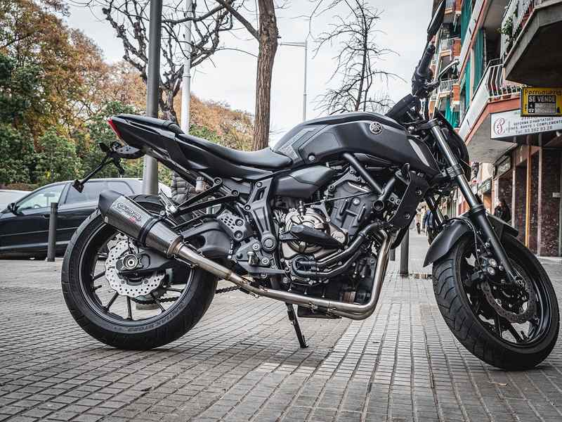 GPR Original For Yamaha Xsr 700 2016/20 E4 Homologated Full Exhaust Catalized Gp Evo4 Poppy | E4.Y.191.CAT.GPAN.PO