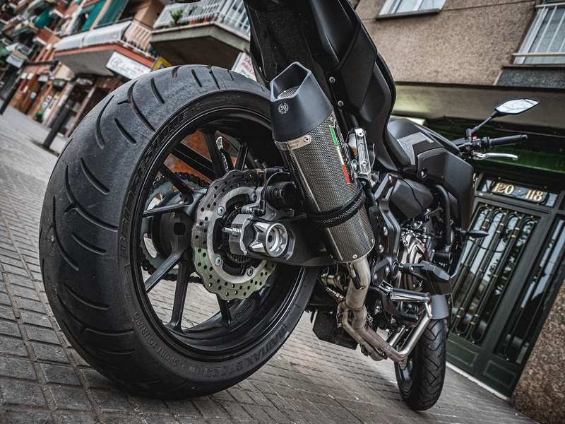 GPR Original For Yamaha Xsr 700 2016/20 E4 Homologated Full Exhaust Catalized Gp Evo4 Poppy | E4.Y.191.CAT.GPAN.PO