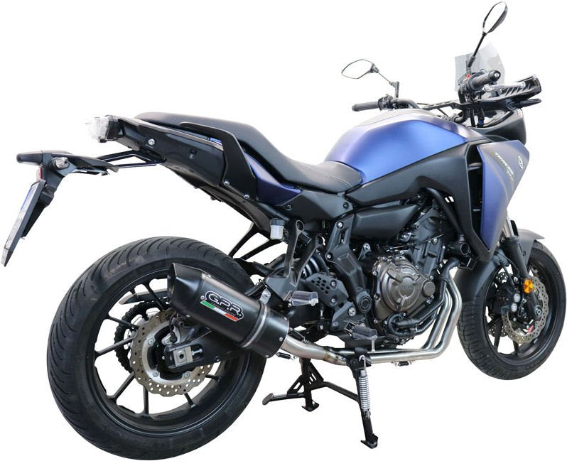 GPR Original For Yamaha Tracer 700 2017/20 E4 Homologated Full Exhaust Catalized Furore Evo4 Nero | E4.Y.198.CAT.FNE4