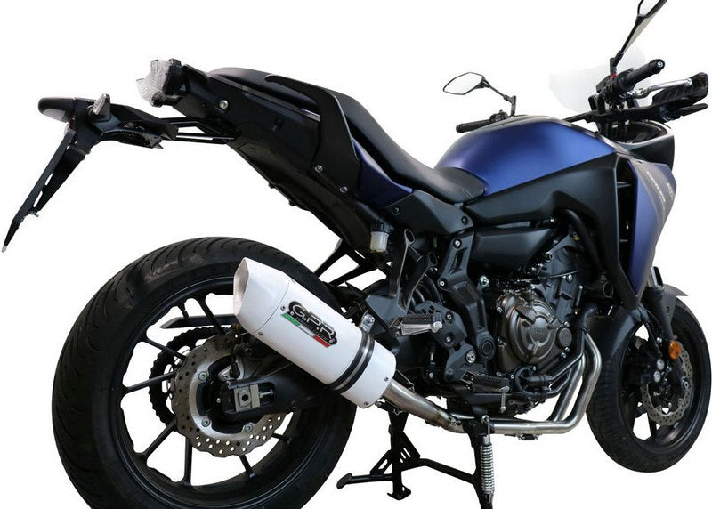 GPR Original For Yamaha Tracer 700 2017/20 E4 Homologated Full Exhaust Catalized M3 Inox  | E4.Y.198.CAT.M3.INOX