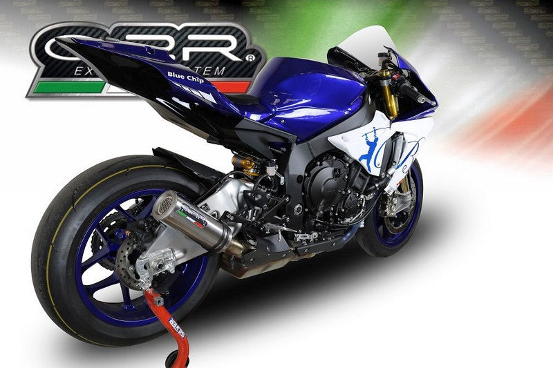 GPR Original For Yamaha Yzf R1/R1-M 2017/20 E4 Homologated Slip-On Exhaust M3 Inox  | E4.Y.200.M3.INOX