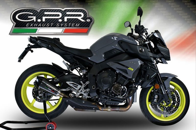 GPR Original For Yamaha Mt-10 / Fj-10 2016/20 E4 Homologated Slip-On Exhaust Gp Evo4 Poppy | E4.Y.203.GPAN.PO
