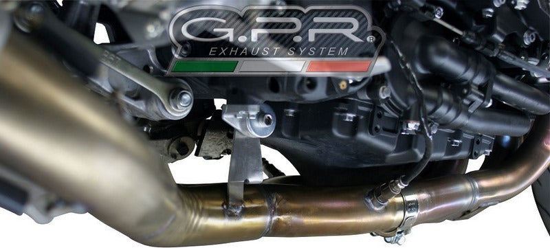 GPR Original For Yamaha Mt-10 / Fj-10 2016/20 E4 Homologated Full Exhaust Catalized Furore Evo4 Nero | E4.Y.204.CAT.FUNE
