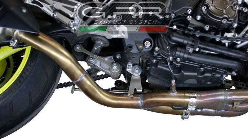 GPR Original For Yamaha Mt-10 / Fj-10 2016/20 E4 Homologated Full Exhaust Catalized Furore Evo4 Nero | E4.Y.204.CAT.FUNE