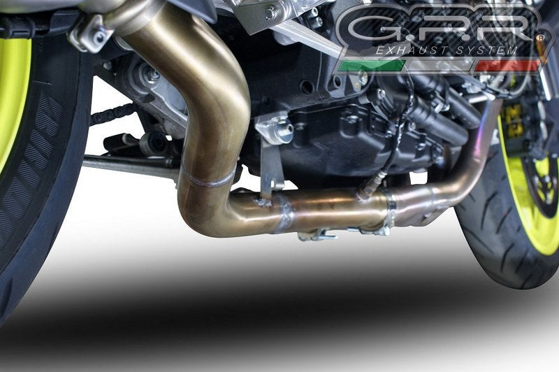 GPR Original For Yamaha Mt-10 / Fj-10 2016/20 E4 Homologated Full Exhaust Catalized Furore Evo4 Nero | E4.Y.204.CAT.FUNE