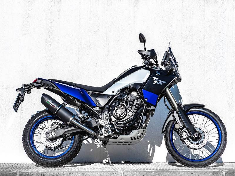 GPR Original For Yamaha Tenere 700 2019/20 E4 Homologated Slip-On Exhaust Furore Evo4 Nero | E4.Y.208.FNE4