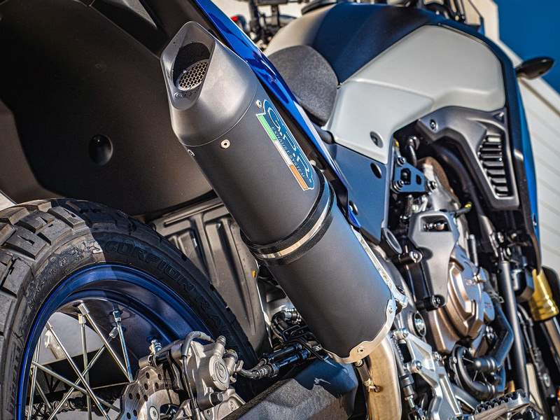 GPR Original For Yamaha Tenere 700 2019/20 E4 Homologated Slip-On Exhaust Furore Evo4 Nero | E4.Y.208.FNE4