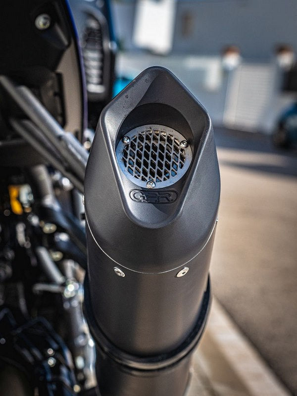 GPR Original For Yamaha Tenere 700 2019/20 E4 Homologated Slip-On Exhaust Furore Evo4 Nero | E4.Y.208.FNE4